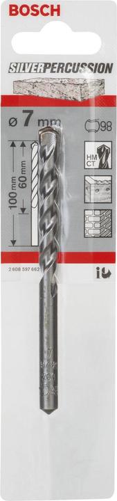 Produktbild Bosch Professional Zubehör Betonbohrer CYL-3, 7 x 60 x 100 mm, d 6,5 mm, 1er-Pack (7 mm)