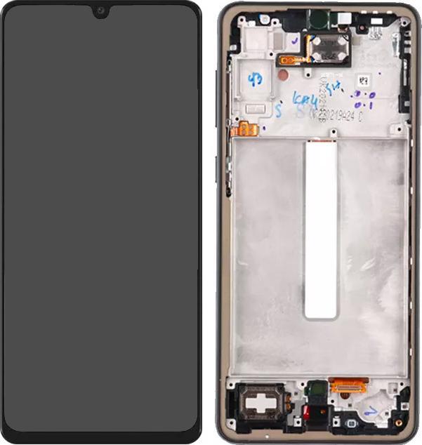 Samsung Unité d'affichage + cadre GH82-28143A pour A336 Galaxy A33 5G noir (Écran, Galaxy A33 5G)
