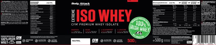 Image du produit Body Attack Extreme Iso Whey Professional (boîte de 1800g) (Cookies and Cream, 1 pcs, 1800 g)