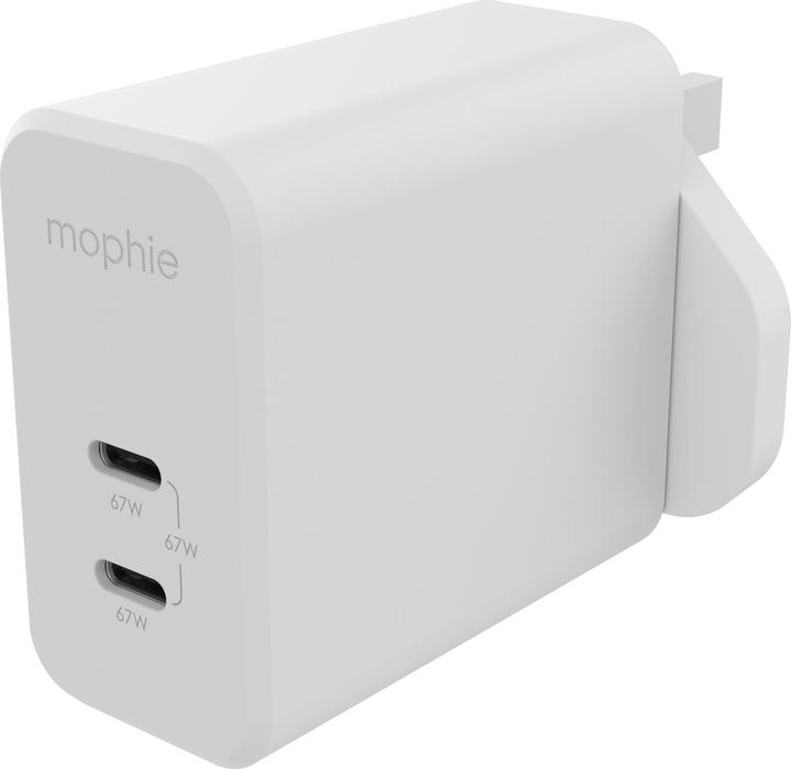 Image du produit mophie 409909305, Intérieure, Secteur, Blanc (67 W, 2 ports)