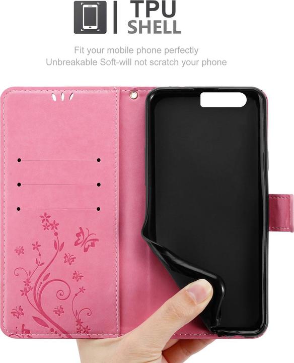 Actual product image Cadorabo Flower Book Cover (Honor 9)