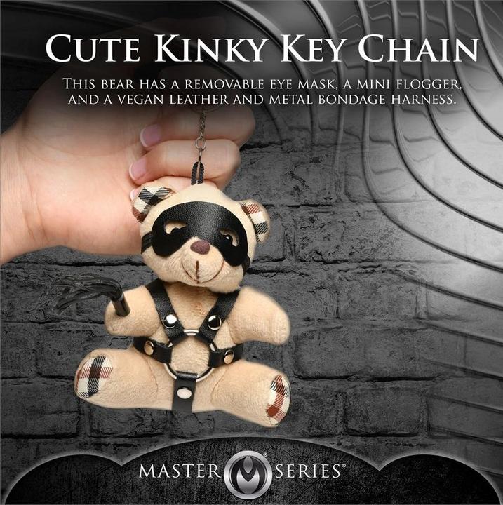 Image du produit Master Series Geknebelter Teddybär Schlüsselanhänger
