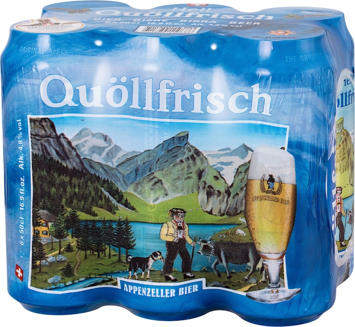 Image du produit Appenzeller Bier Entrepôt d'Appenzeller Quöllfrisch (6 x 50 cl)