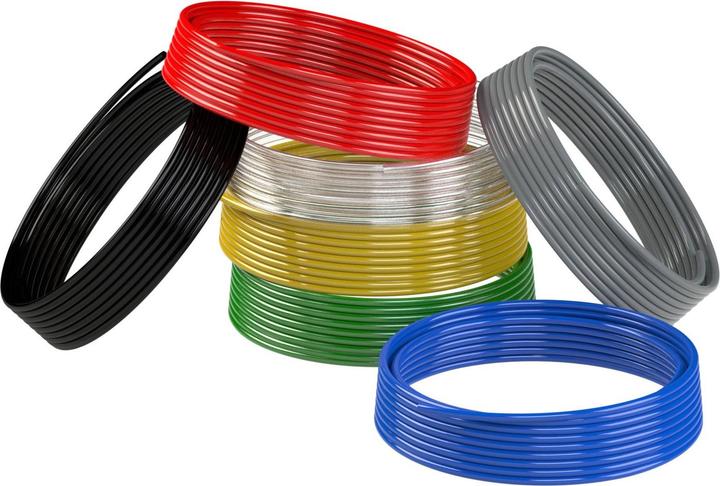 Actual product image Riegler Compressed air hose PUR Inner-Ø 8 mm Outer-Ø 10 mm Length 25 m blue