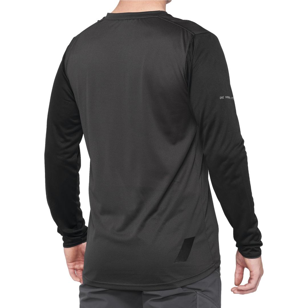 Thumbnail - 100%, Herren, Velotrikot, Jersey Ridecamp Long Sleeve (XL), Schwarz, XL