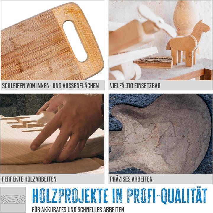 Produktbild Güde Compact 2-in-1 oscillating spindle belt sander with tool-free conversion and adjustable table (500 W)