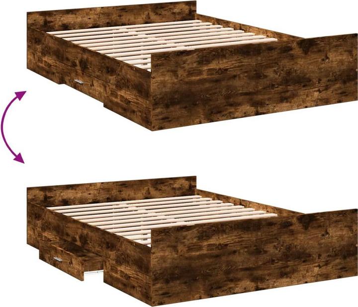 Actual product image vidaXL Bettgestell (120 x 190 cm)