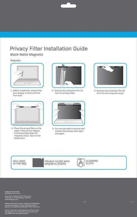 Produktbild Gearlab Magnetic Privacy Filter 15.4 (15.40", 16 : 10)