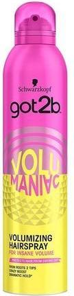 Actual product image Schwarzkopf Got2B - Volumania Bodifying Hairspray Hairspray Adding Volume 300Ml (300 ml)