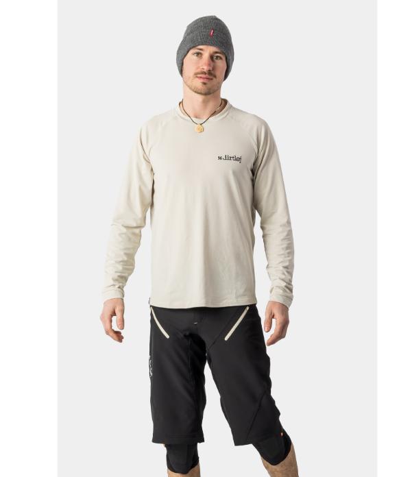 Immagine prodotto dirtlej Maglia Mountee drirelease® Merino a maniche lunghe, crema, XL (XL)