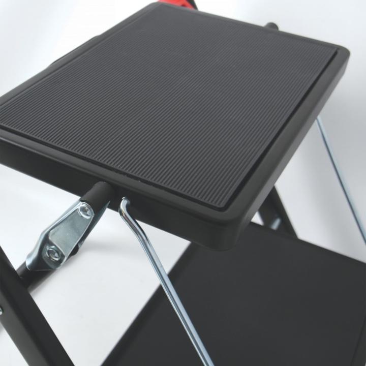 Produktbild Steinbach Trittleiter 2 Stufen Klappbar schwarz Matt (Trittleiter, 48.50 cm)
