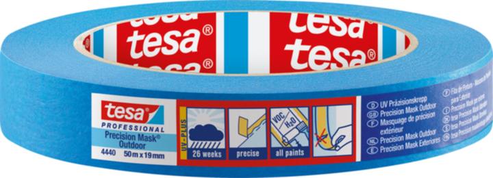 Produktbild tesa Präzisionskrepp® UV PLUS 50m:50mm (50 mm)