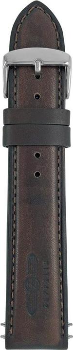 Actual product image No Name Zeppelin leather strap brown 22 mm (22 mm, Leather)