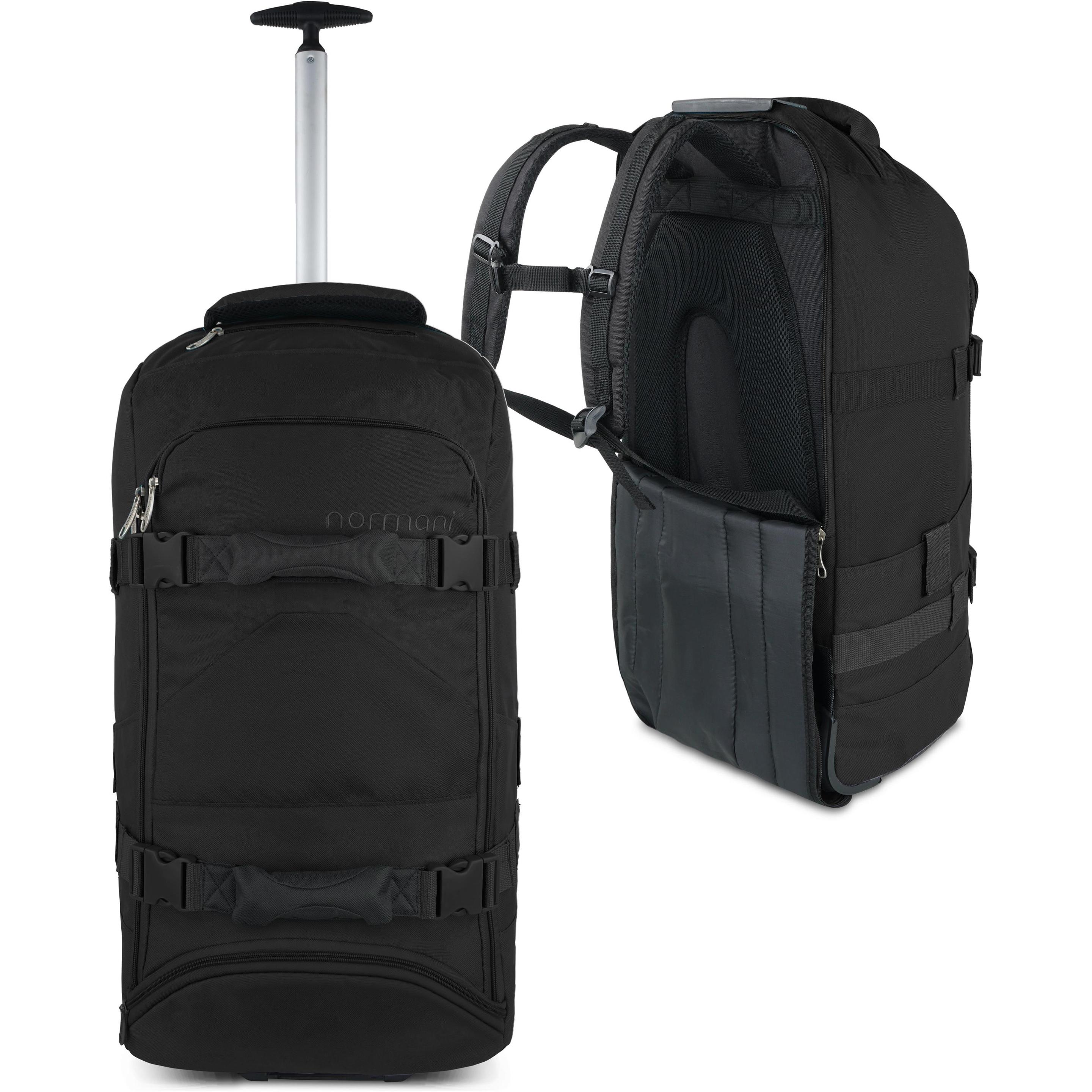 Normani, Koffer, Melano, Schwarz, (90 l, L (90 - 115l))