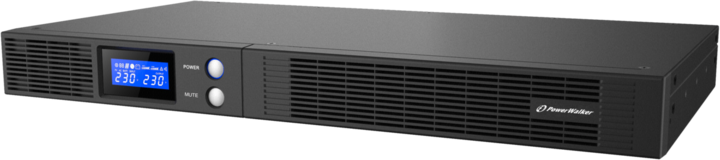 Actual product image Powerwalker 100x R1U (750 VA, 450 W, Line-interactive UPS)