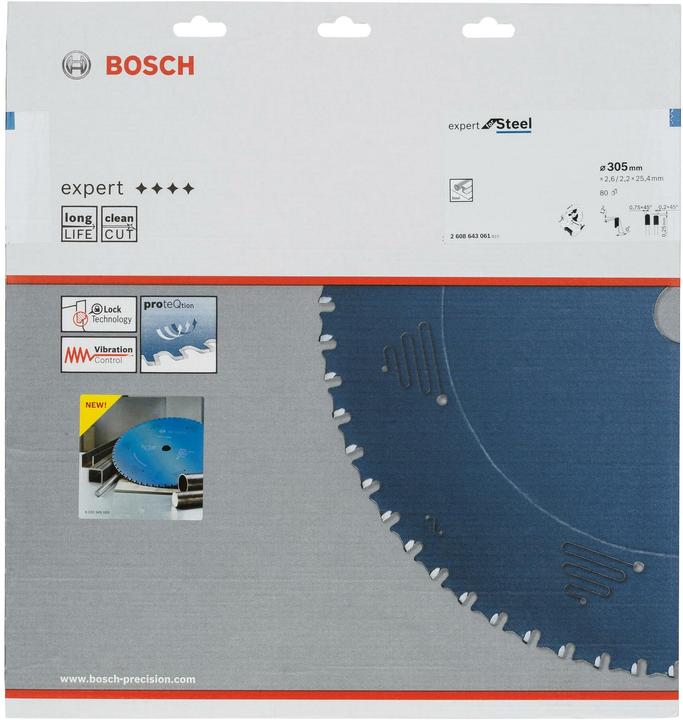 Actual product image Bosch Professional Zubehör Circular saw blade Expert for Stee