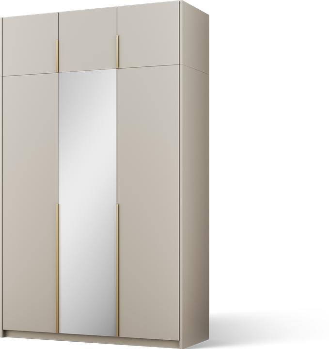 Produktbild ADRK Furniture Alera III mit Aufsatz – Drehtürenschrank (148 x 58 x 250 cm)
