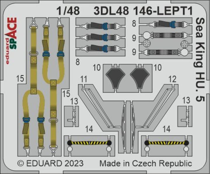 Actual product image Eduard Sea King HU.5 SPACE 1/48 AIRFIX