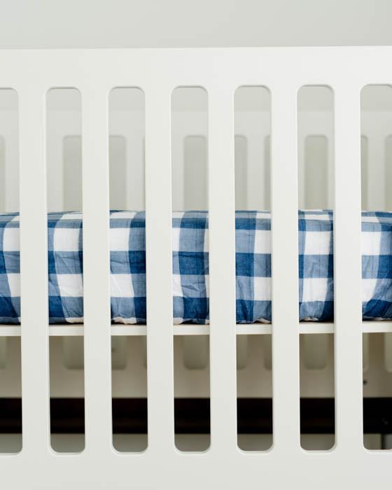 Produktbild little unicorn Brushed Crib Sheets Jack Plaid (70 x 140 cm)