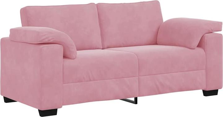 Produktbild vidaXL Zweisitzer-Sofa Rosa 140 cm Samt
