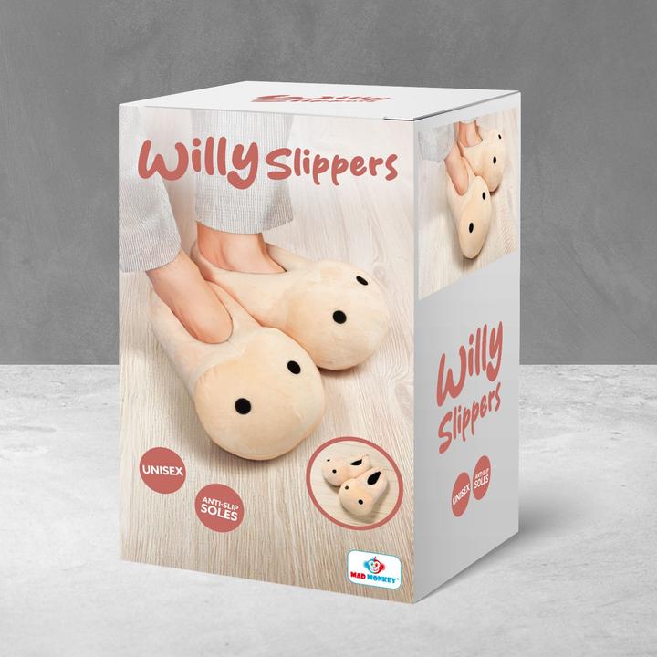 Actual product image Mad Monkey Willy" slippers (One size)