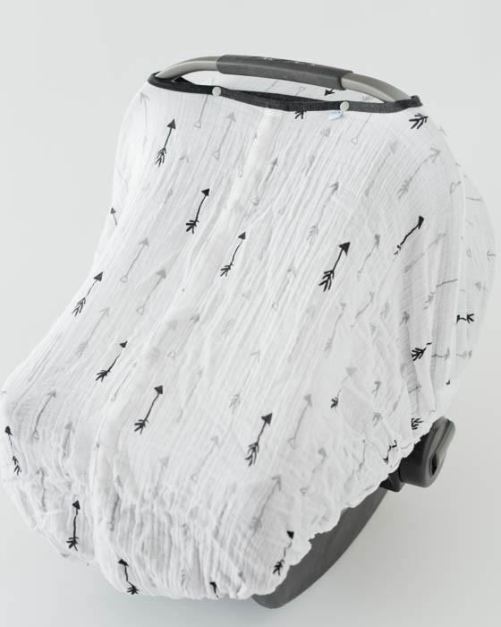 Actual product image little unicorn Car Seat Canopy