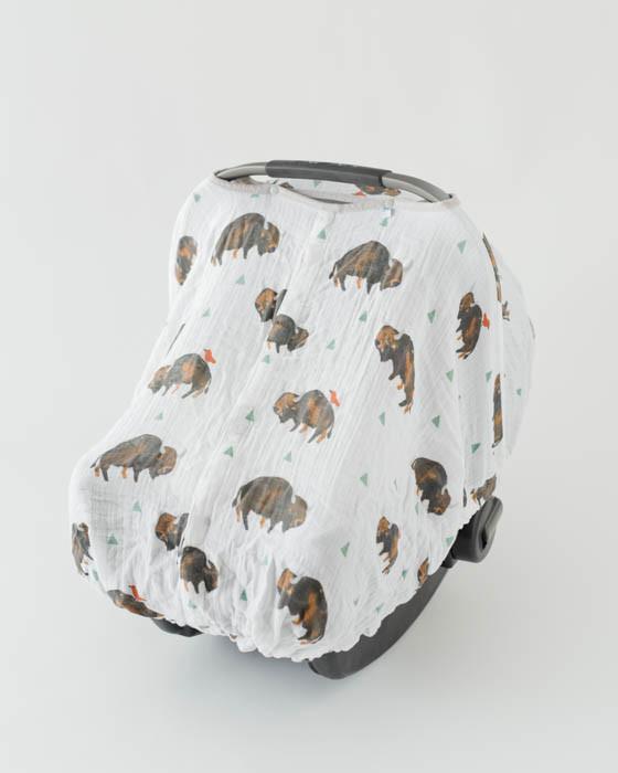 Actual product image little unicorn Car Seat Canopy