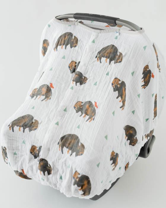Actual product image little unicorn Car Seat Canopy