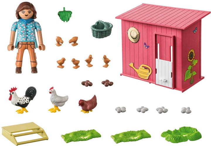 Image du produit Playmobil Poules avec poussins (71308, Playmobil Country)
