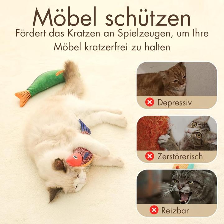 Image du produit Suba Poisson de simulation (Jouet en peluche chat)