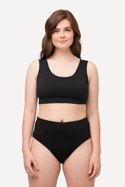 Immagine prodotto Ulla Popken Bustier di cotone biologico con spalline larghe (42 A, 44 A)