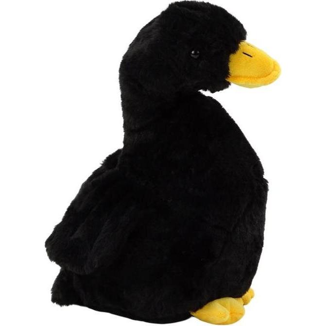 Lean Toys Plüschgans, schwarz, 30 cm (30 cm) (49672810)