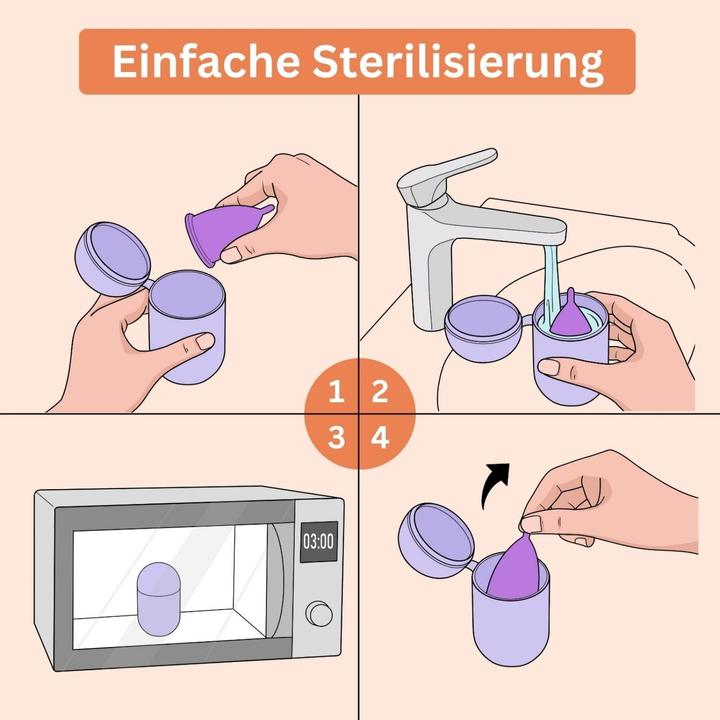 Actual product image Femora Menstrual cup (S)