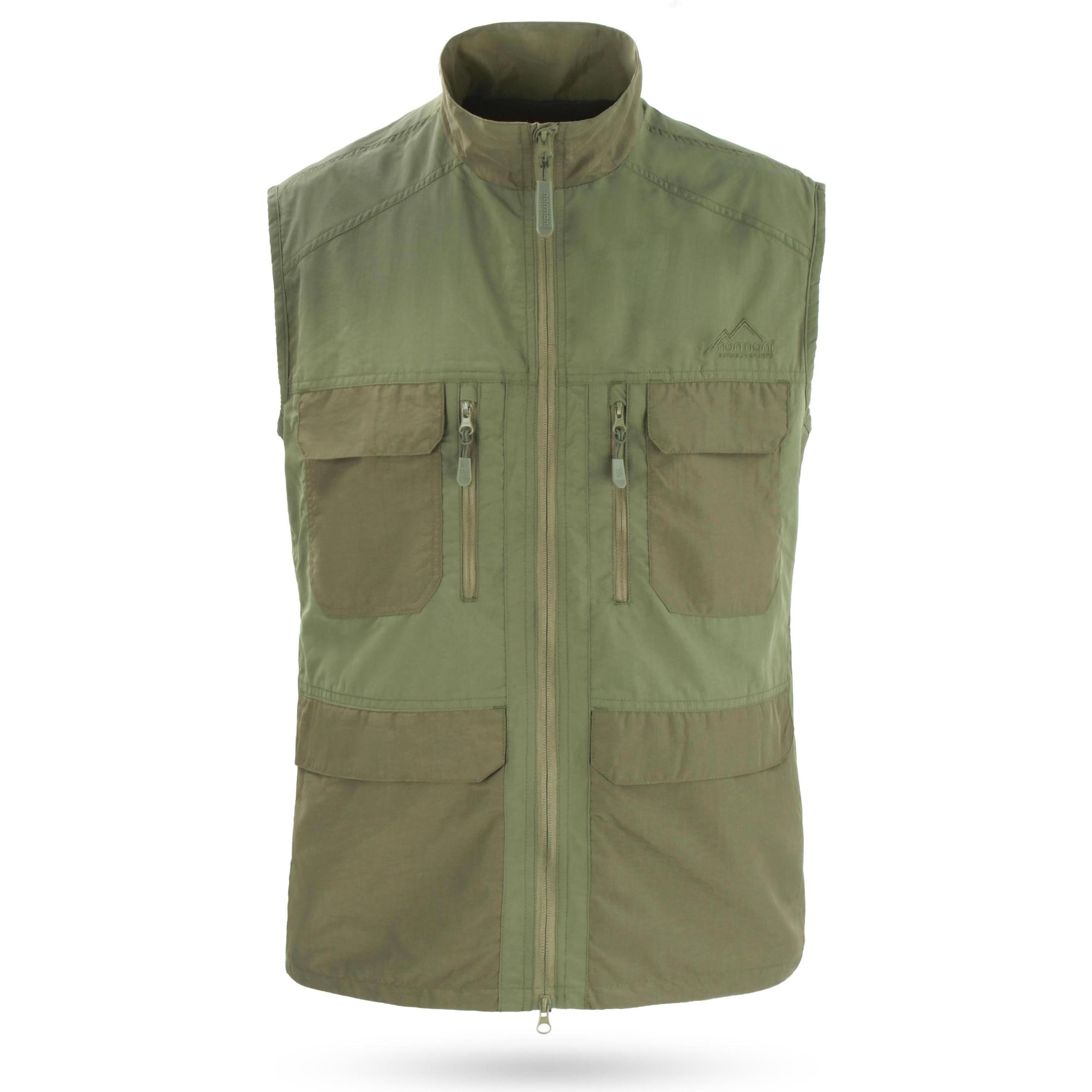 Normani, Unisex, Weste, Outdoor Weste Elk, Grün, (M)