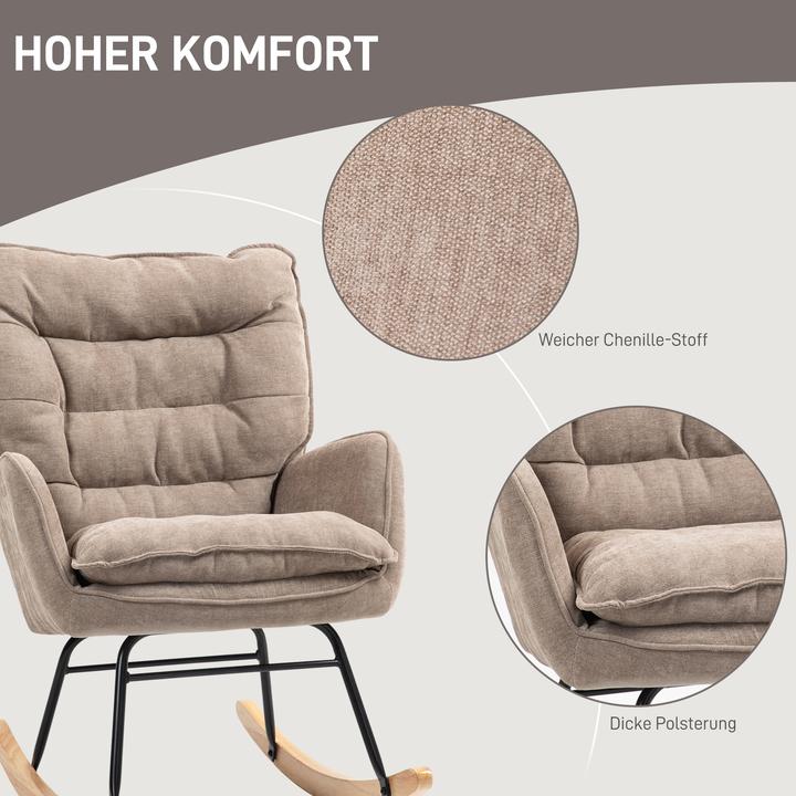 Image du produit Homcom Fauteuil à bascule