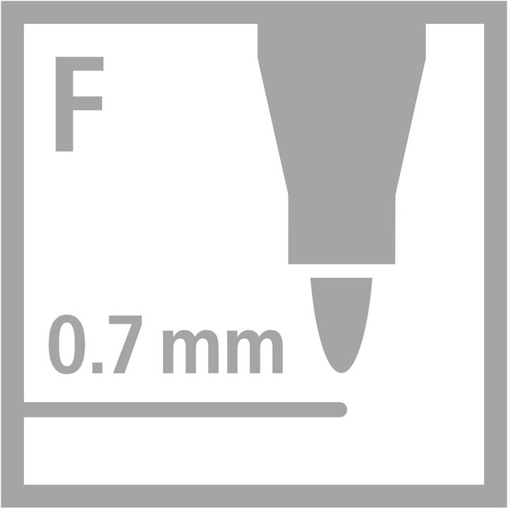 Produktbild STABILO Trio A-Z (Mehrfarbig, 24 x)