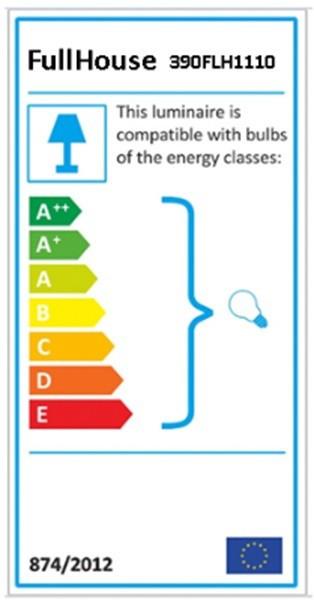 Energie-Label Opviq Lochlan (E27)