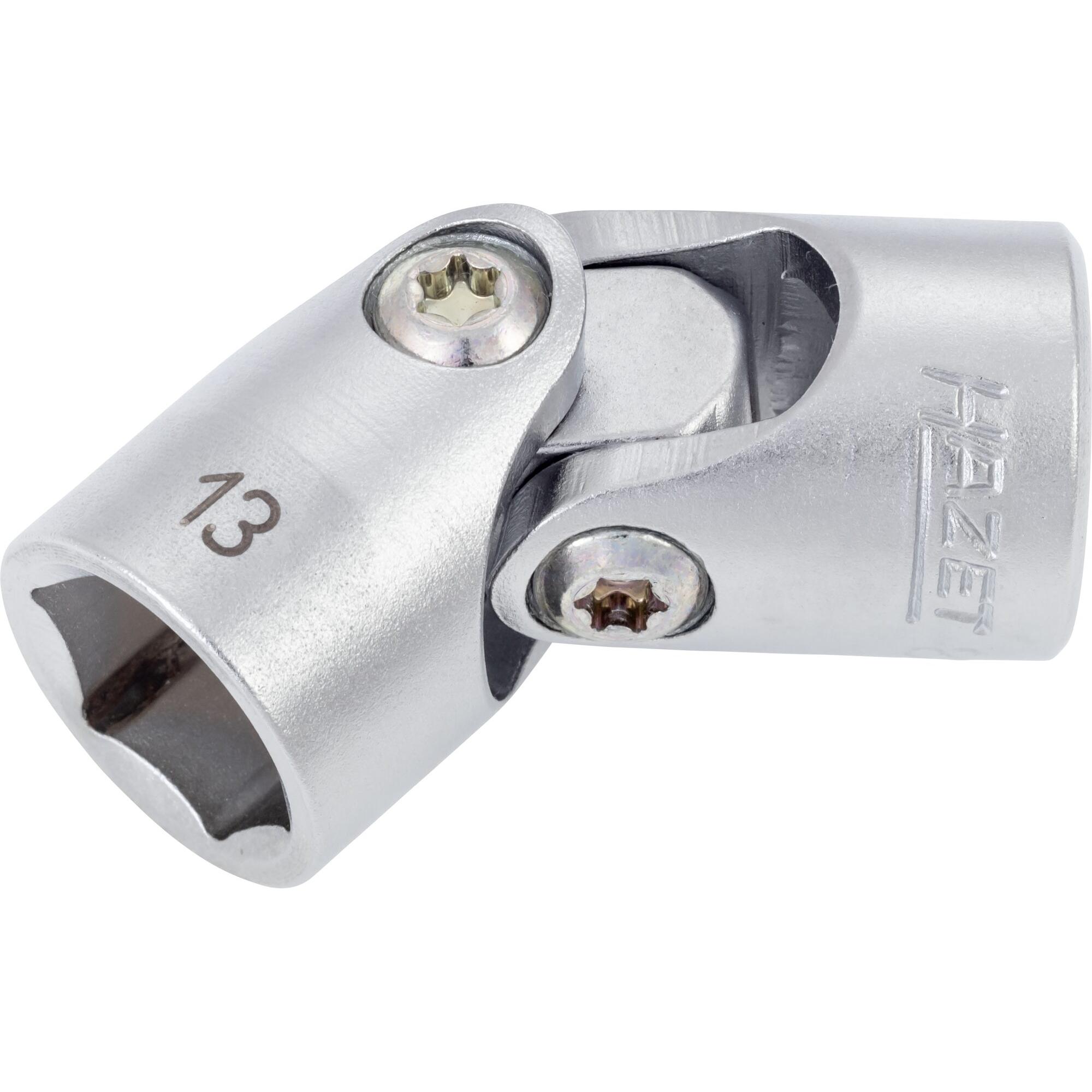HAZET, Steckschlüssel + Stecknuss, Gelenk Steckschlüsseleinsatz ∙ Sechskant 880G-13 ∙ Vierkant10 mm (3/8 Zoll) ∙ Aussen ...