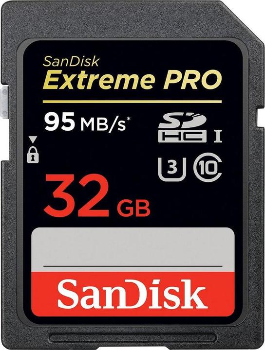 Immagine prodotto SANDISK Extreme Pro SDHC UHS-I (32 GB, SDHC, U3, UHS-I)