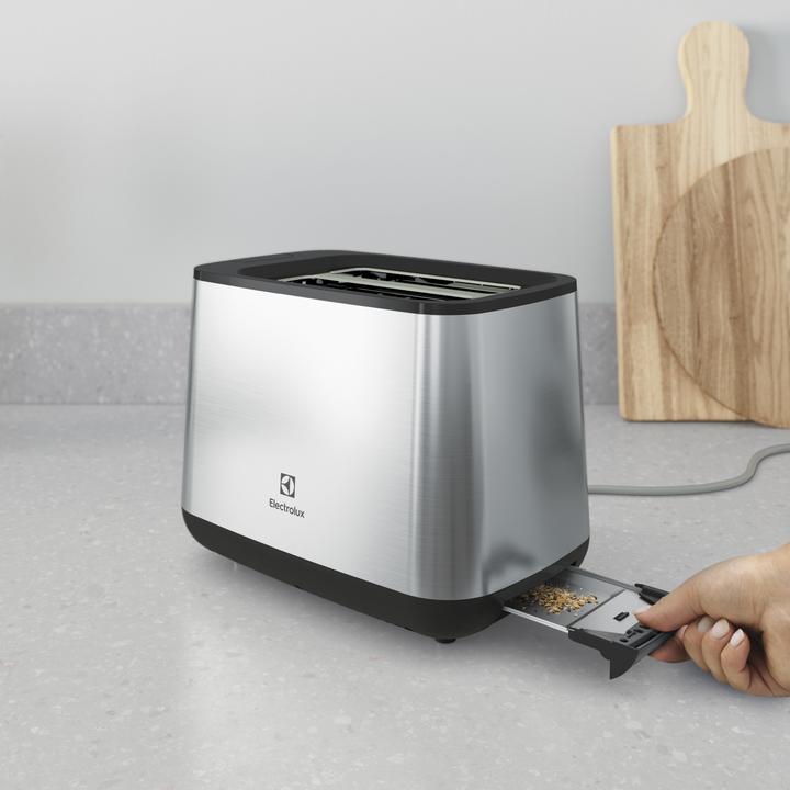 Produktbild Electrolux E3T1-3ST Toaster 2 Scheibe(n), Edelstahl