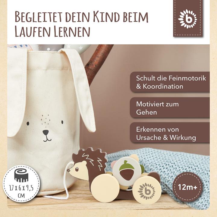 Produktbild Bieco Nachziehtier 'Igel'