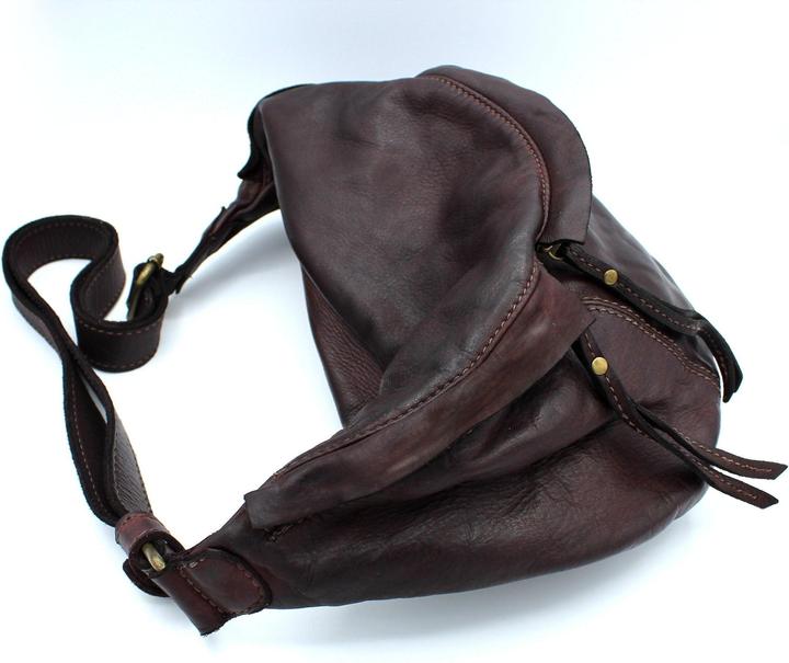 Produktbild Only-Bags.Store Ledertasche, weiche Leder Umhängetasche, Lederhandtasche, Crossbody Gürteltasche, Lederbeutel