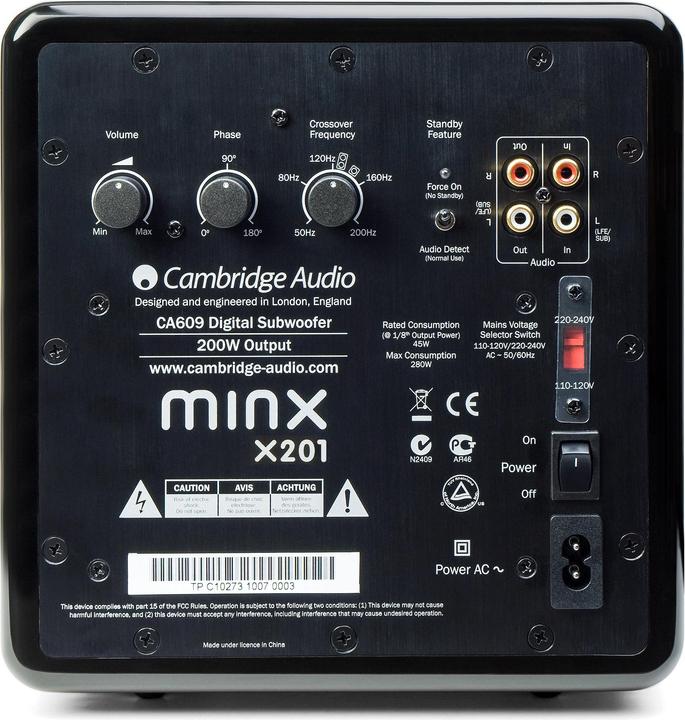 Image du produit Cambridge Audio Minx X201 (1 pièce, 200 W)