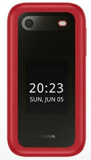 Actual product image Nokia 2660 DS czerwony/red TA-1469 (2.80", 0.30 Mpx, 4G)