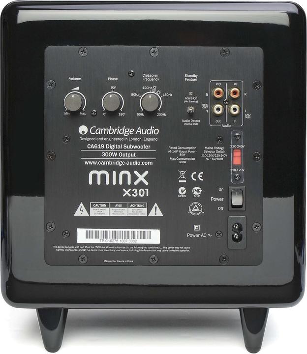 Productafbeelding Cambridge Audio Minx X301 (1 stuk, 300 W)