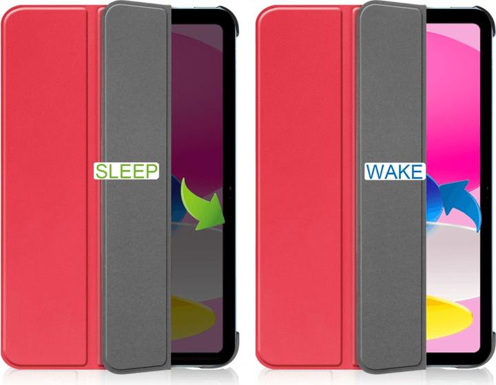 Produktbild Cover-Discount iPad 2025 / 2022 - Tri-fold Smart Leder Case (Apple iPad 2022 (10. Gen), Apple iPad 2025 (11. Gen))