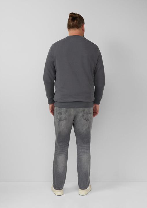 Produktbild s.Oliver Sweatshirt Sweatshirt aus Baumwollmix mit Crew Neck (XXL)