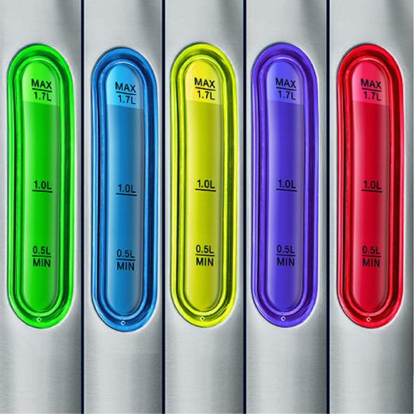 Actual product image Emerio Kettle stainless steel, temperature selection (1.70 l)