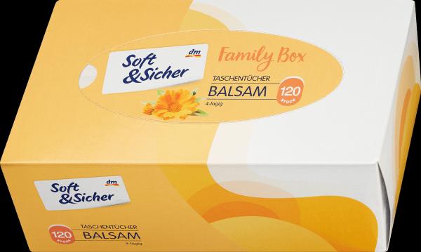 Immagine prodotto dm Soft&Sicher Scatola di fazzoletti Balsam a 4 strati