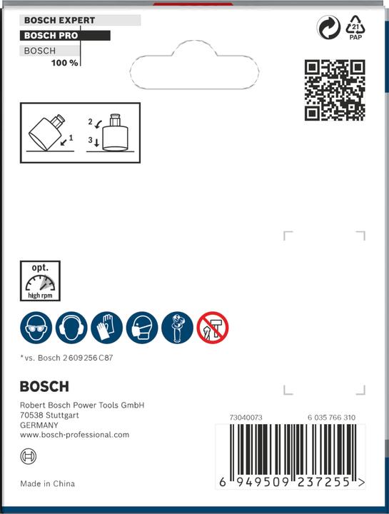 Nährwerte und Zutaten Bosch Professional Zubehör PRO Tile PC Plus Lochsäge, 83 mm, HS (83 Millimeter)